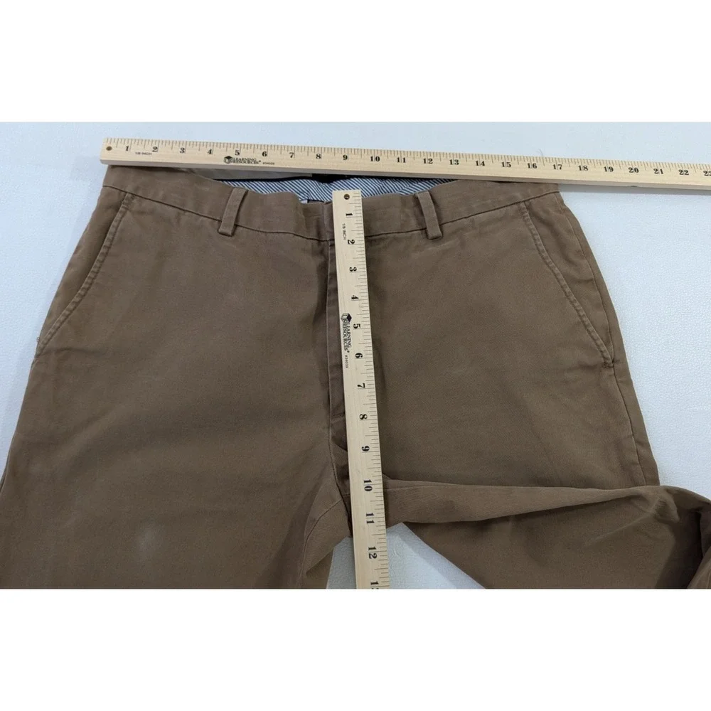 Banana Republic Fulton Chino Pants Mens 34x36 Khaki Straight Slim Office‎ Casual
